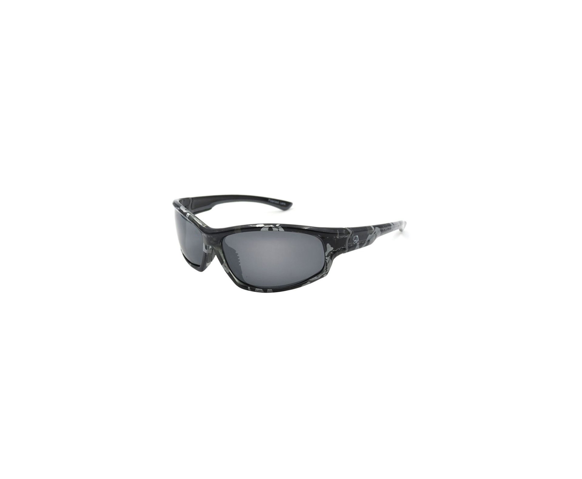 óculos Polarizado Pro Tsuri Sk2 Lente Fumê Armação Preta Com Prata