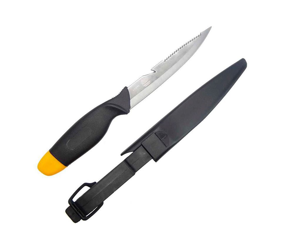 Faca Para Filetar Peixe Albatroz D102 - Amarelo