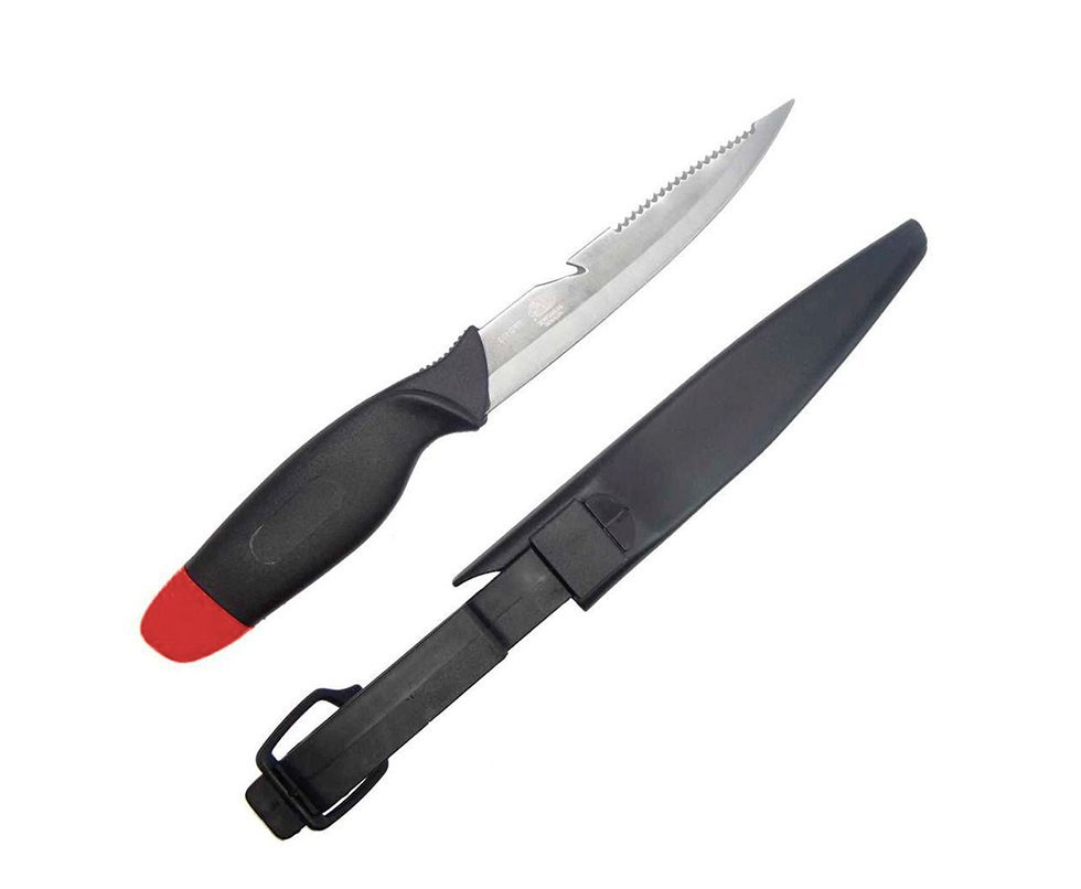 Faca Para Filetar Peixe Albatroz D102 - Vermelho