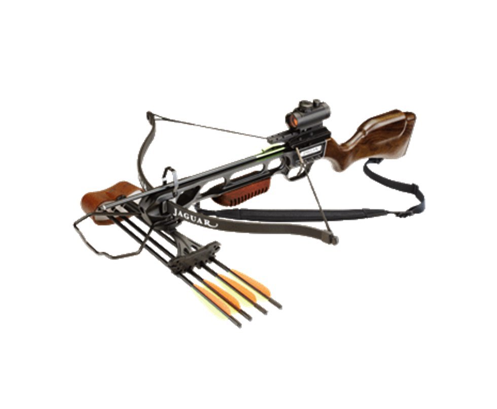 Besta/balestra Md Jaguar Madeira 150 Lbs + Red Dot + Acessórios
