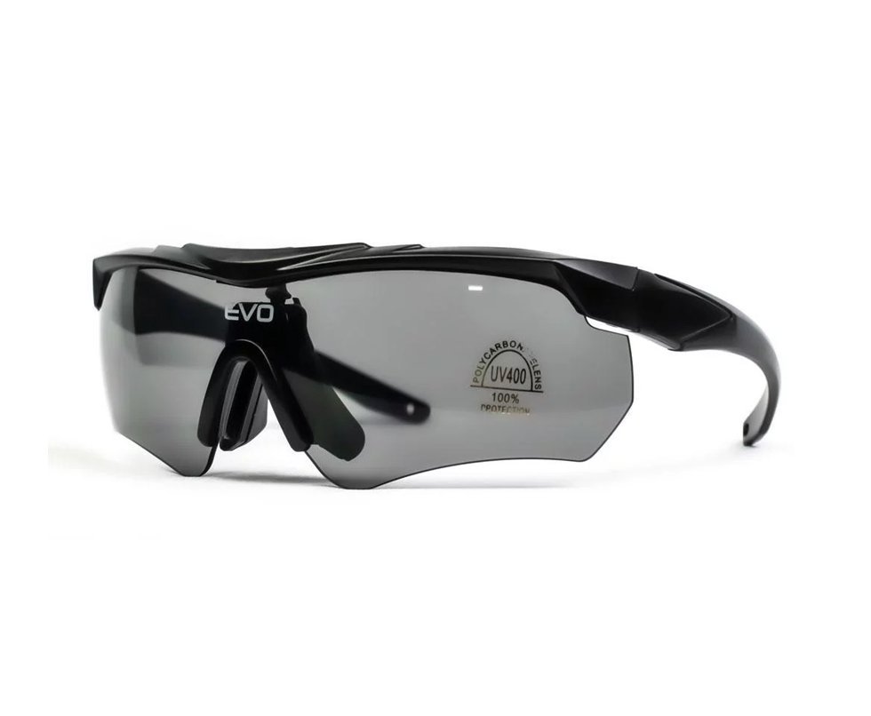 Oculos De Proteção De Tiro G034bk Kit 3 Lentes Sport Glasses - Evo Tactical