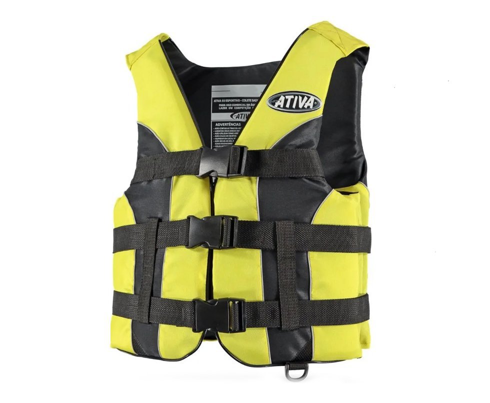 Colete Nautico Ativa 55 - Amarelo - Ativa