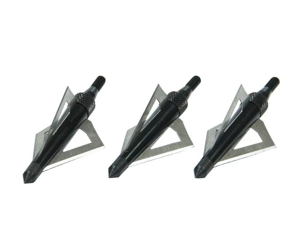 Kit 03 Ponteira Para Flecha Buffalo River Com 3 Laminas