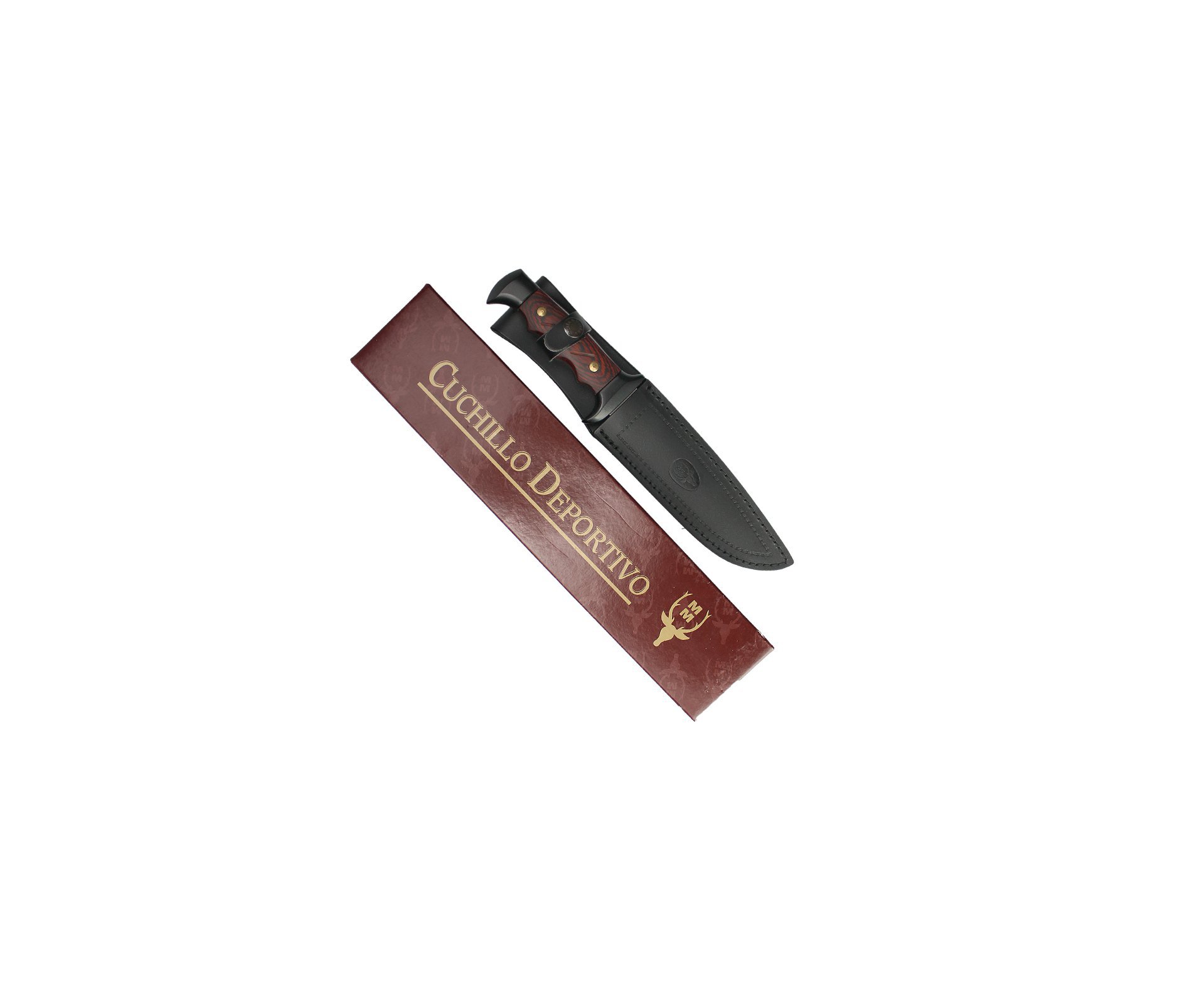 Faca Bowie Acampamento Muela Gaucho 5161-m + Bainha De Couro