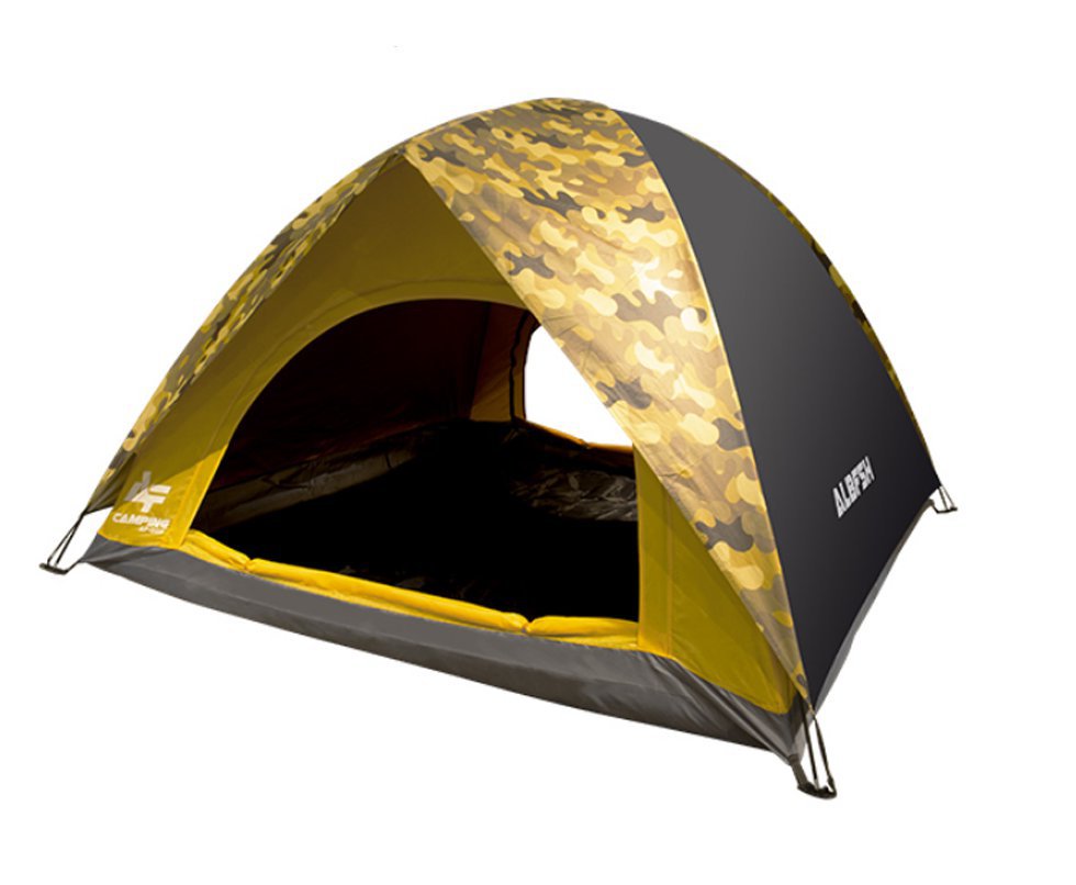 Barraca Iglu Albatroz Af005 Camuflado Marrom / Cinza 3/4 Pessoas