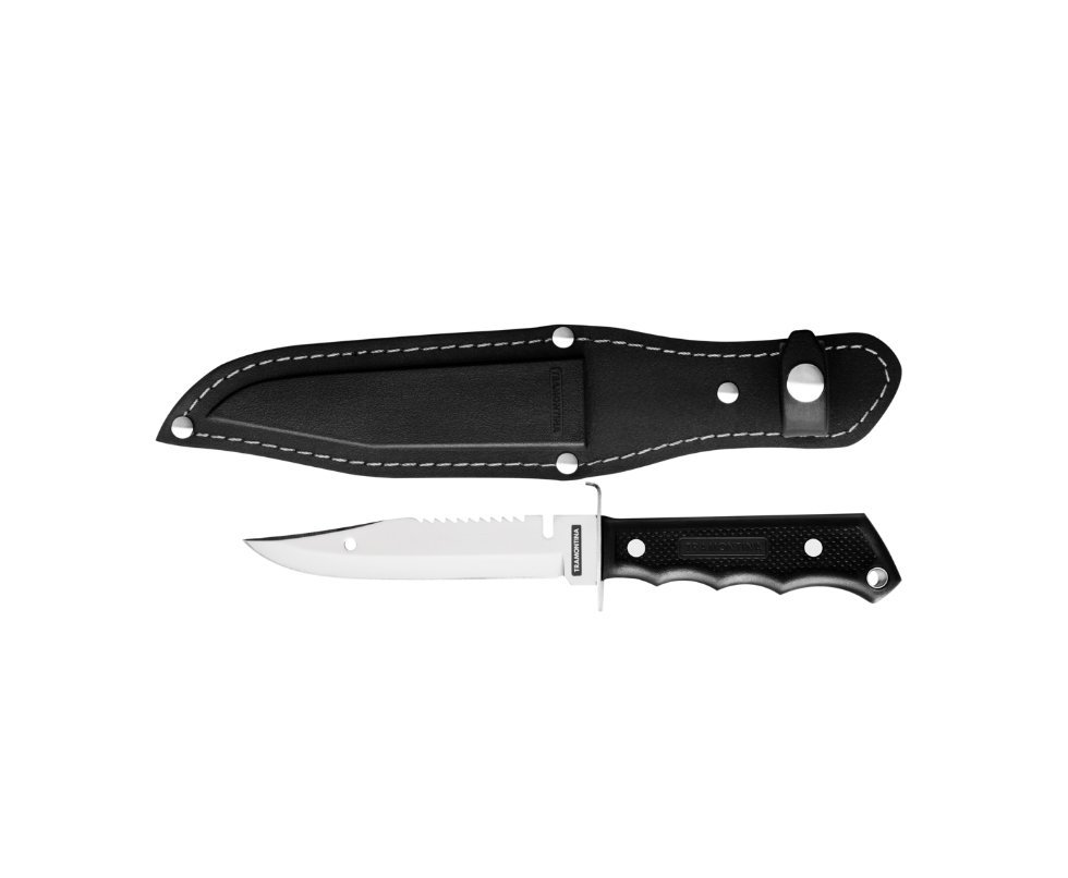 Faca Esporte 5 Fish - Lamina De Aço Inox E Cabo De Borracha - Tramontina