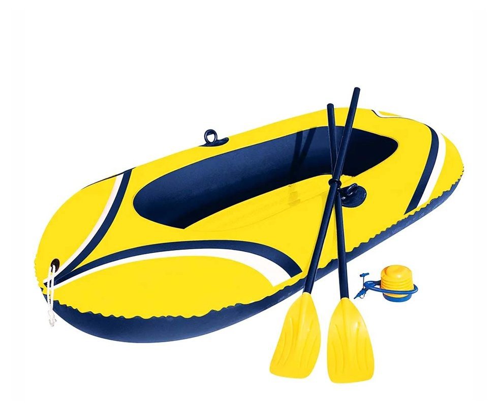 Bote Inflável Para 2 Pessoas Com Remos E Inflador - Mor