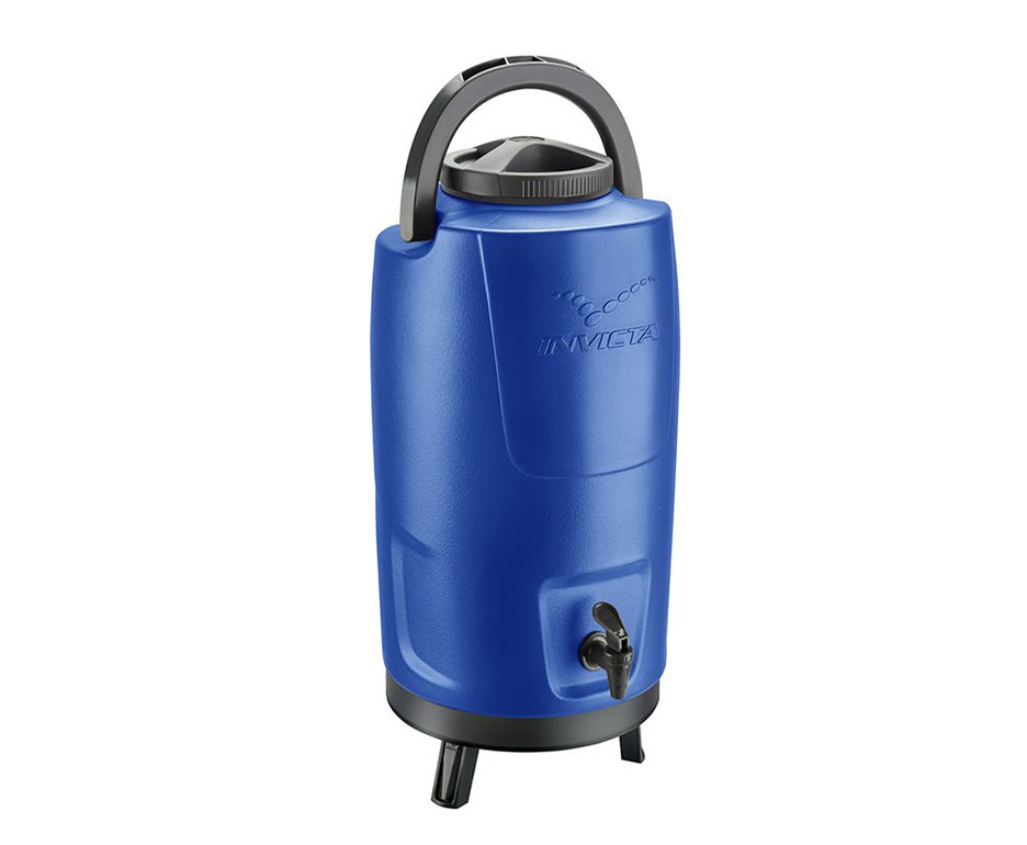 Botijão Térmico Invicta 12l Incess Blue - Conserva Quente E Frio