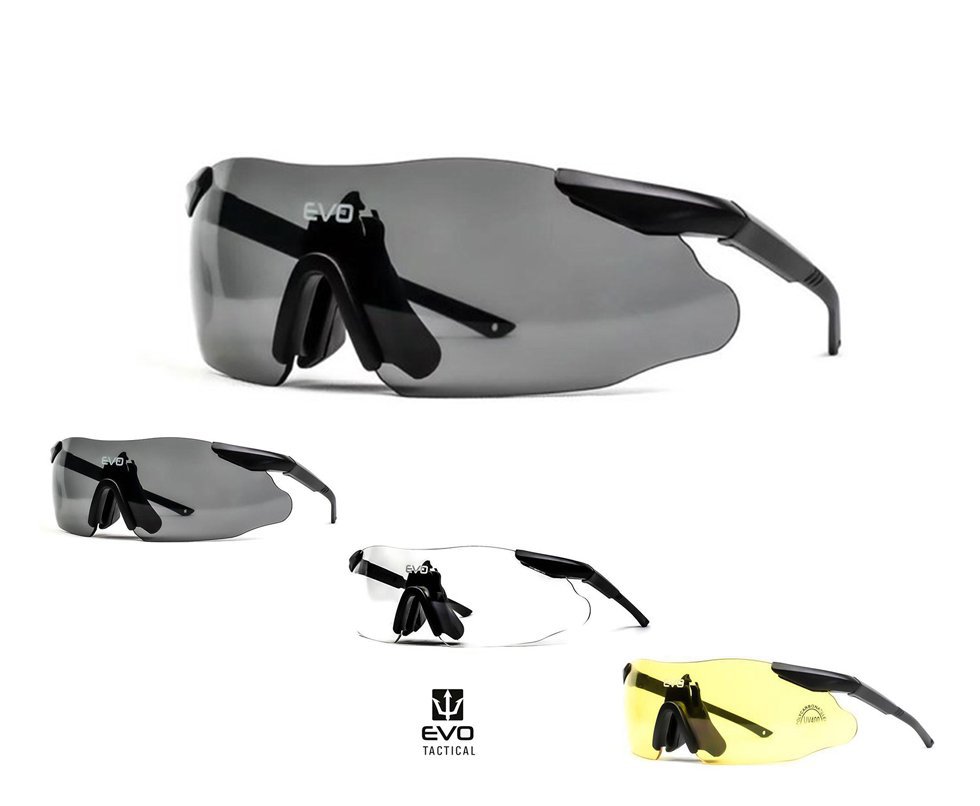 óculos De Proteção Tático Instant Preto Evo - G010bk