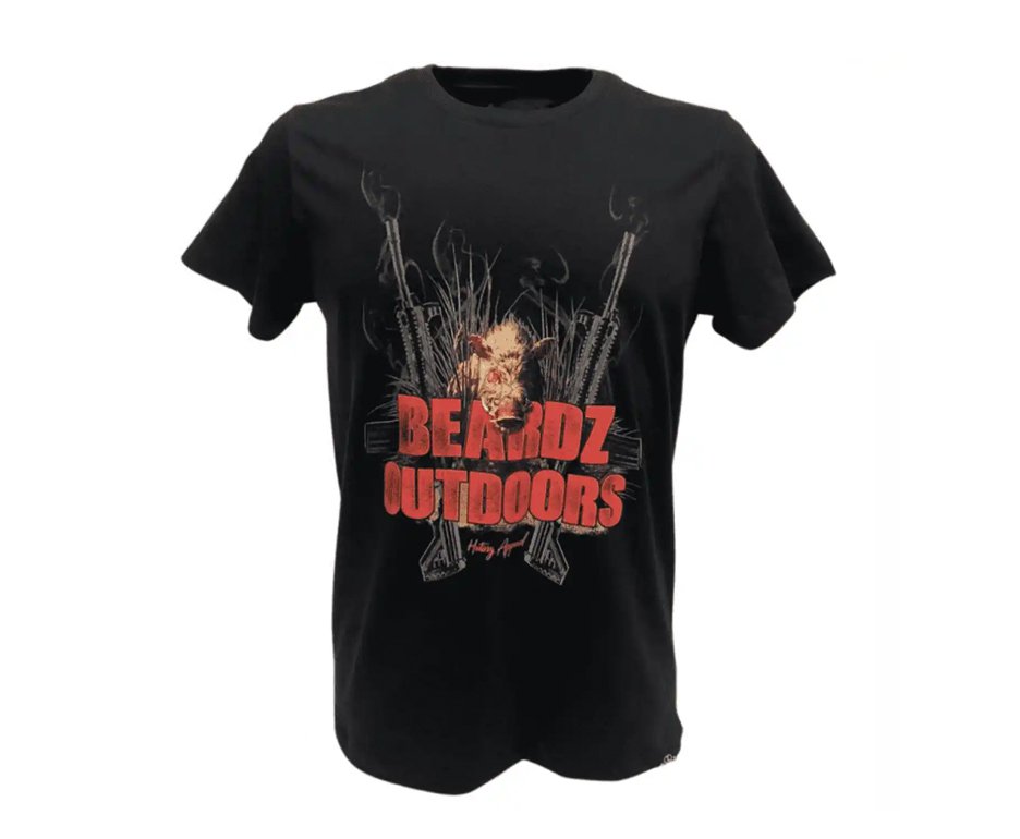 Camiseta Beardz Masculina Javali Hog Hunters Ts32 - P