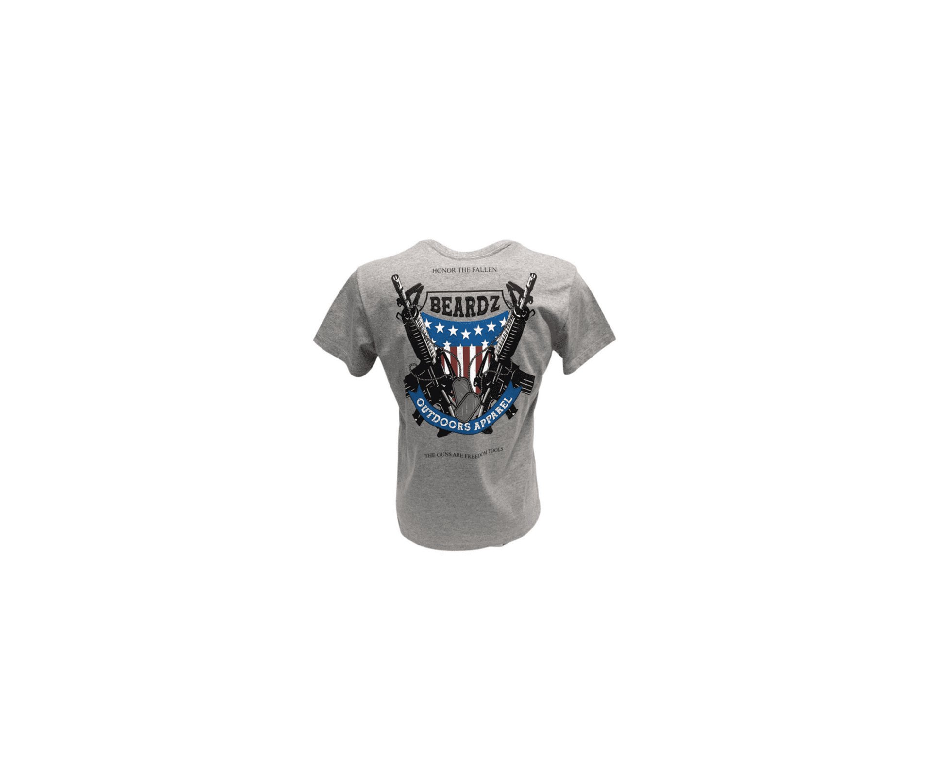 Camiseta Masculina Beardz Honor The Fallen M4 Ts40 - P