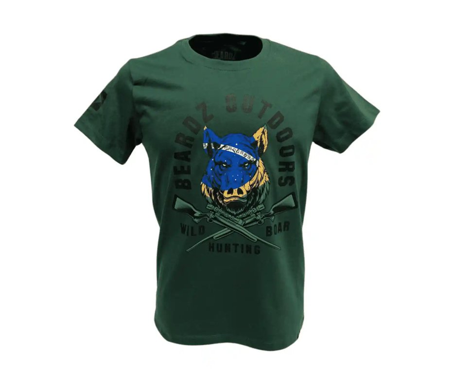 Camiseta Masculina Beardz Javali Wild Boar Brasil Ts38 - P