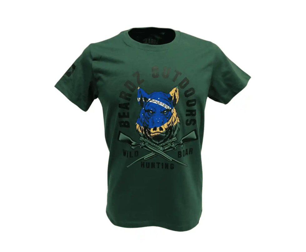 Camiseta Masculina Beardz Javali Wild Boar Brasil Ts38 - P