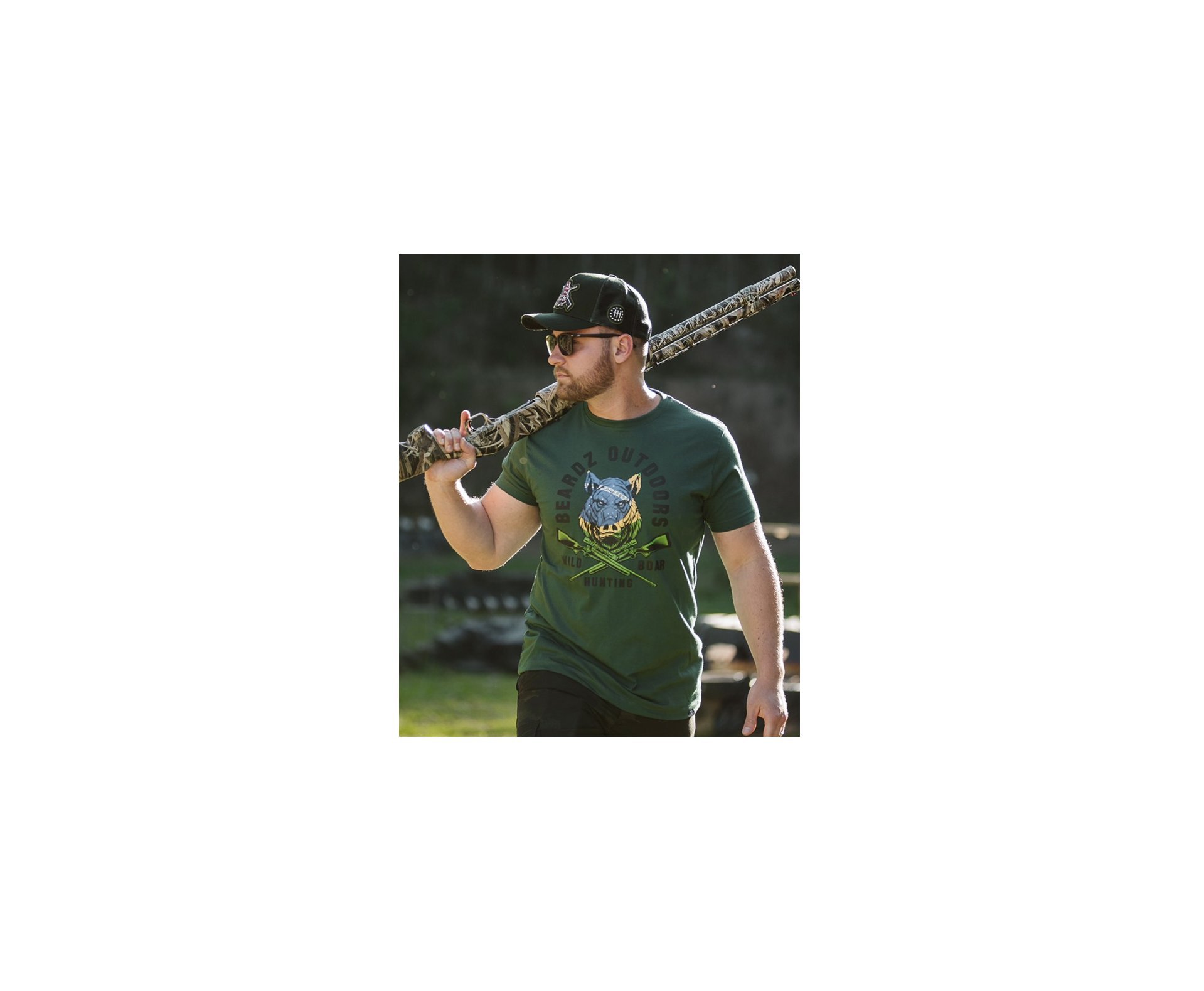 Camiseta Masculina Beardz Javali Wild Boar Brasil Ts38 - P