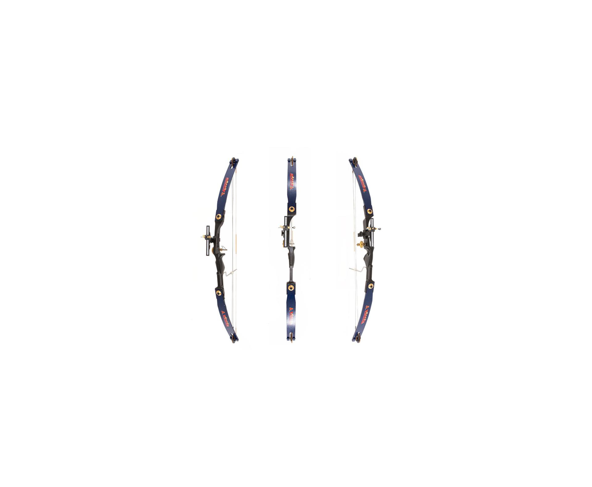 Arco Composto 30 Libras Azul (destro) Junxing