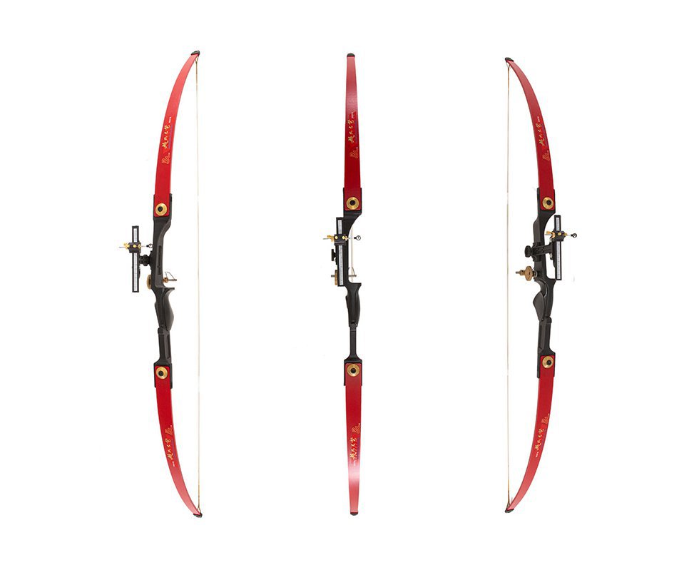 Arco Recurvo 48 Libras Preto E Vermelho (destro) Junxing