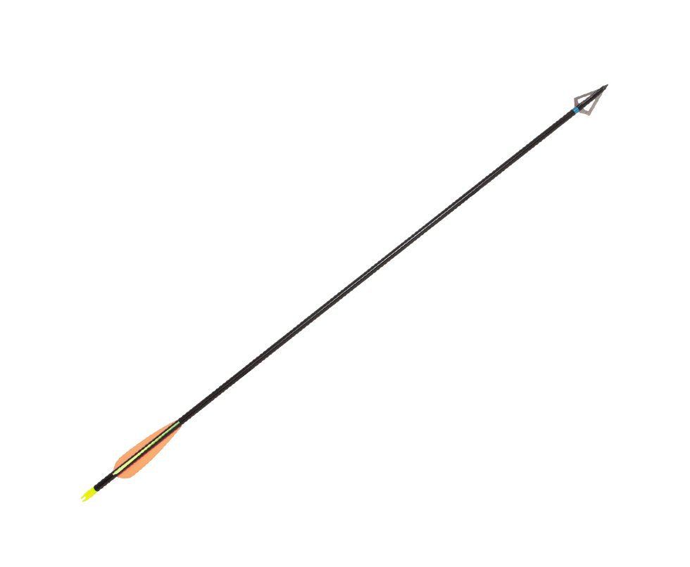 Flecha Fibra De Carbono Com Ponta Para Caça 30" - Mankung
