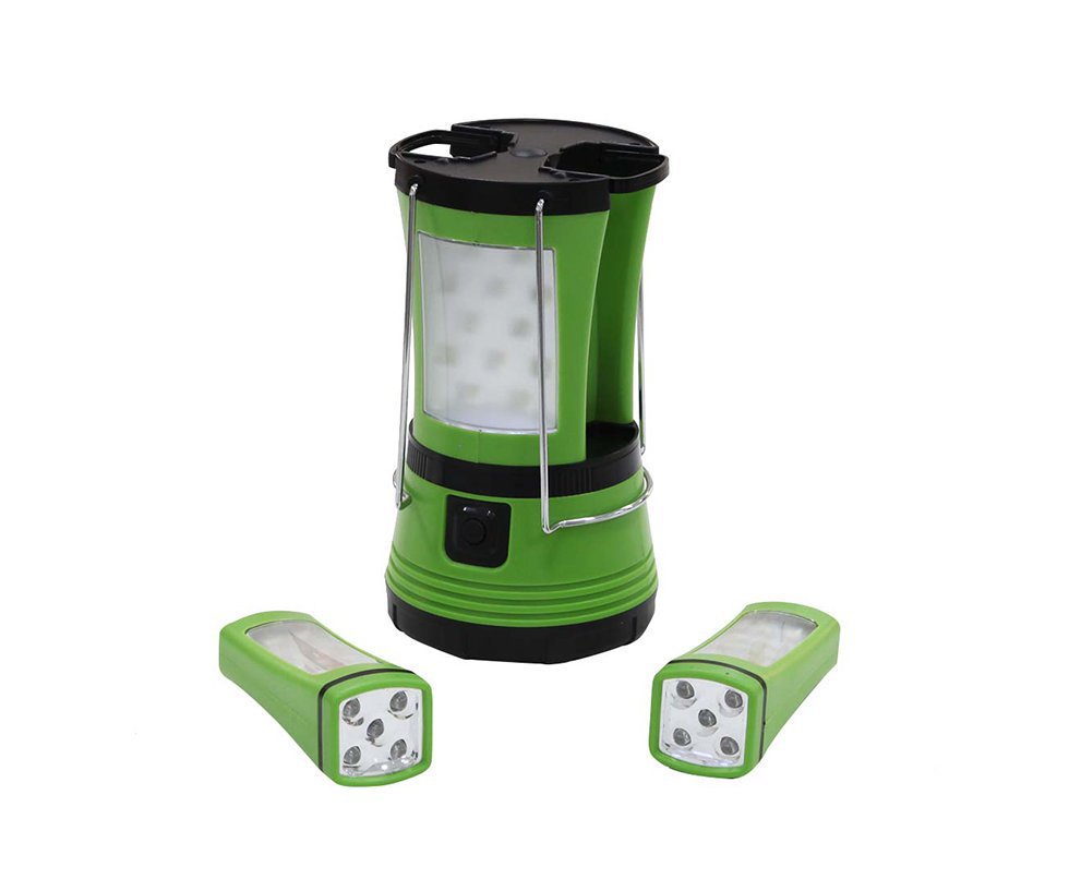 Lampião Team Camping de Led + 02 Lanterna de mão - Nautika