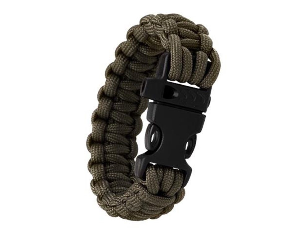 Pulseira Paracord Survival Verde 20 Cm - Guepardo