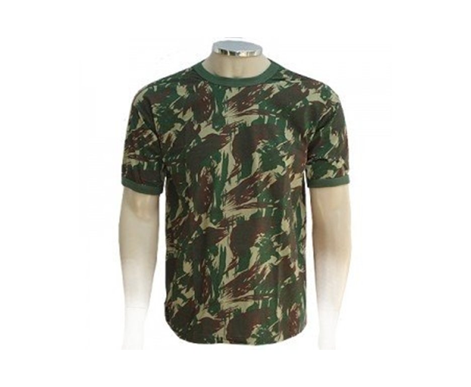 Camiseta Camuflada Padrão Eb Manga Curta - M