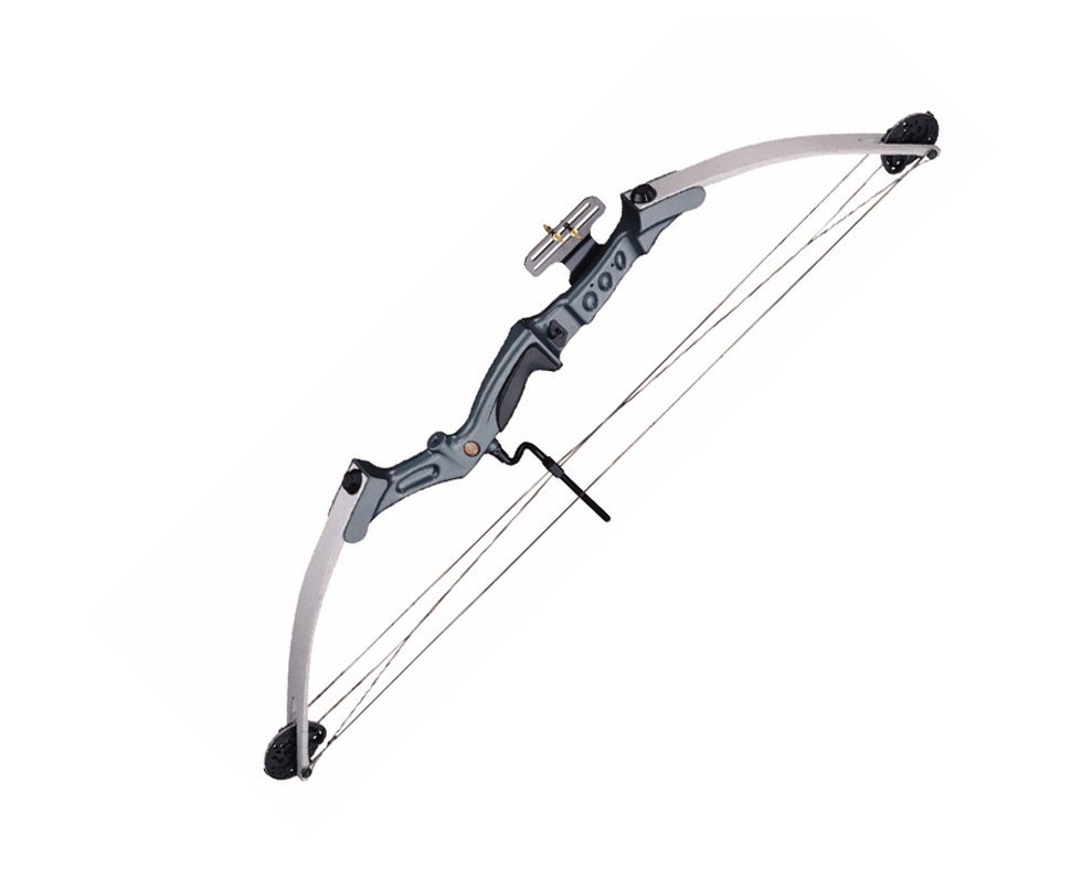 Kit Arco Composto 65 Libras (prata/azul) - Buffalo River