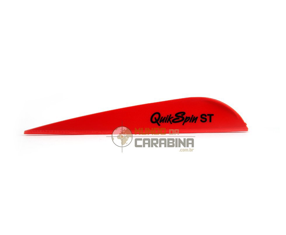 Pena Em Nylon Nap Quik Spin 3.13 Vermelho - Pacote Com 36 Unidades