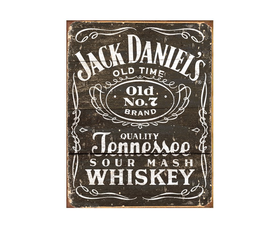 Placa Metálica Decorativa Jack Daniels - Rossi