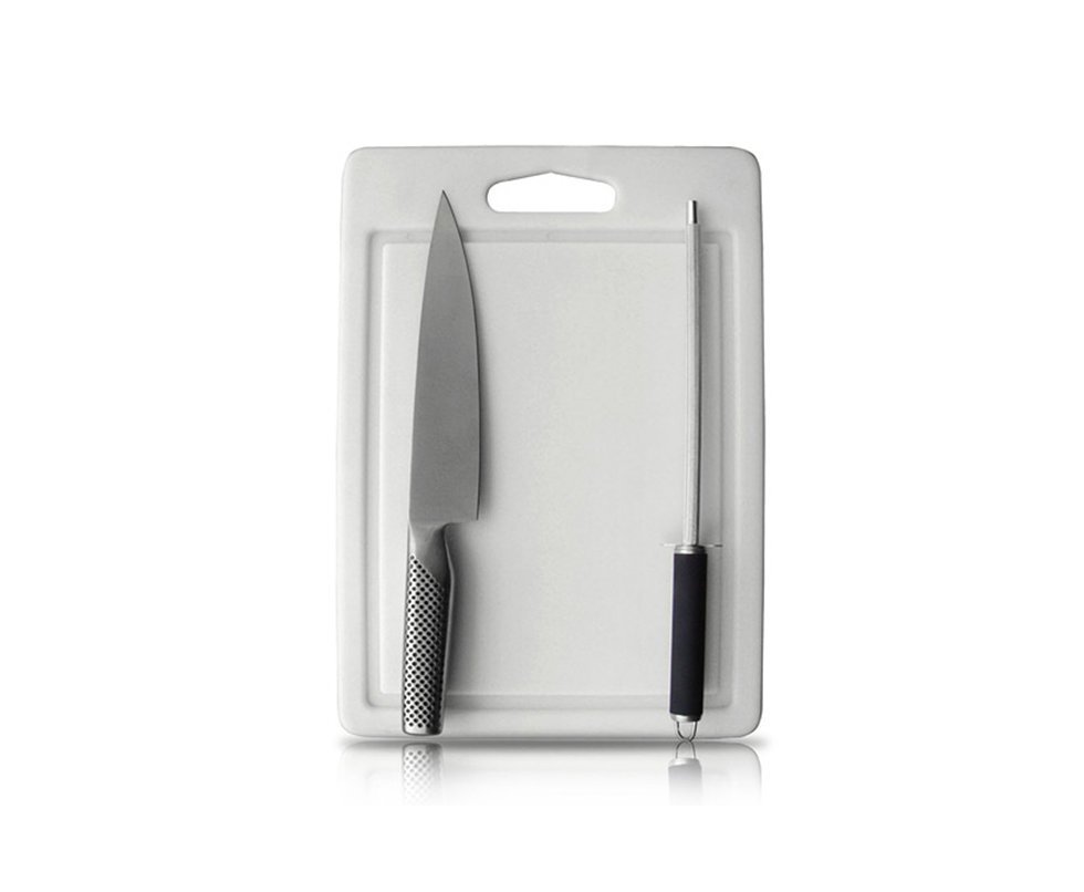 Conjunto Taboa Poliamida + Faca + Amolador + Cozinha  - Nautika