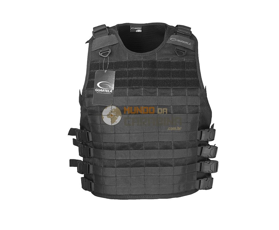 Colete Tatico Modular Guartela Comfort - Preto - P