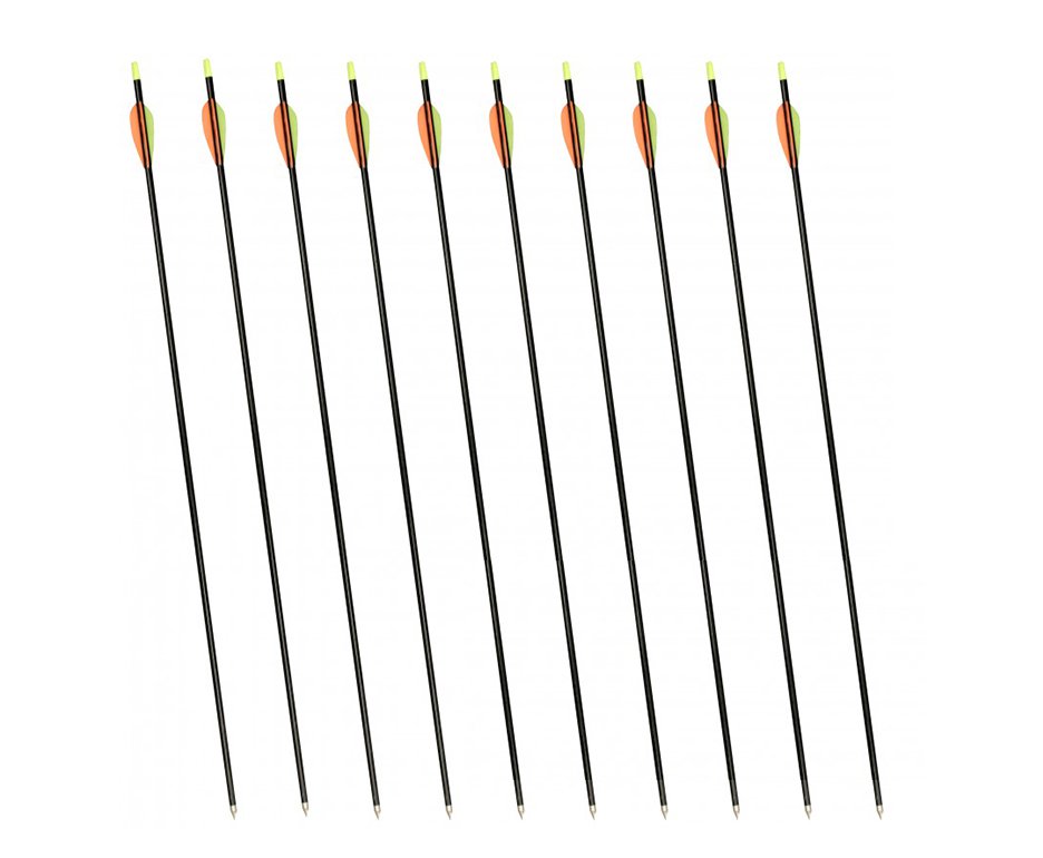 Conjunto De Flechas Para Arco - 10 Pçs - Nautika