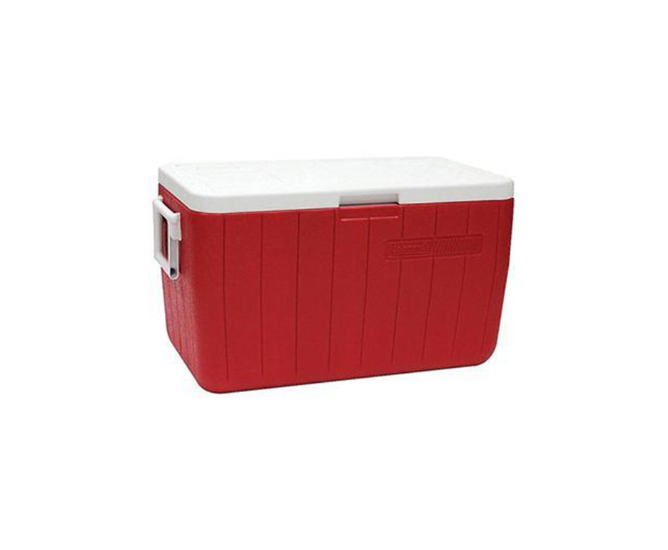 Caixa Térmica 48 Qt (45,4 Lts) - Vermelha - Coleman