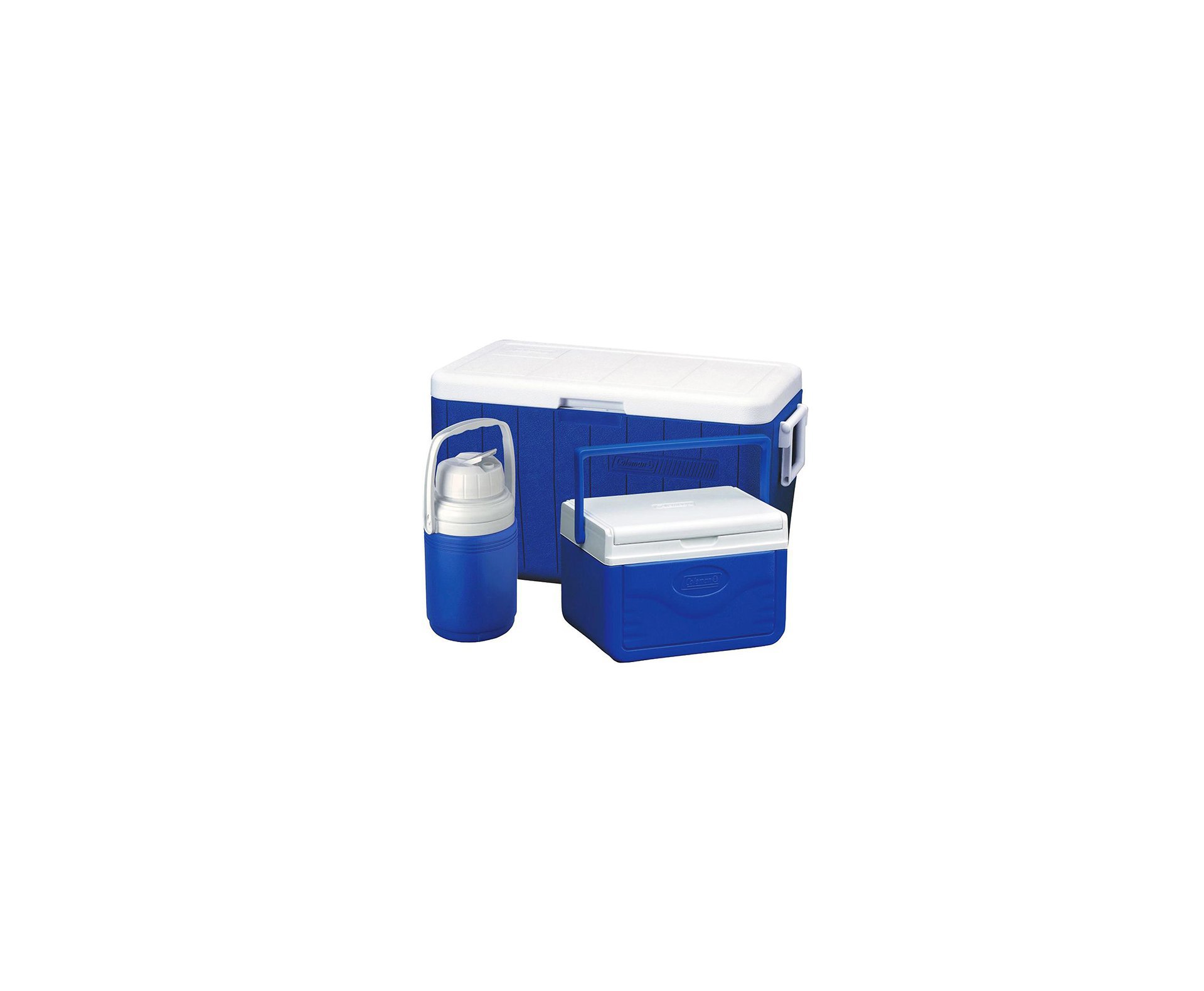 Combo 54 Qt (caixa Termica 51lts + Garrafa 1,2 Lts + Caixa 5 Lts) - Azul - Coleman