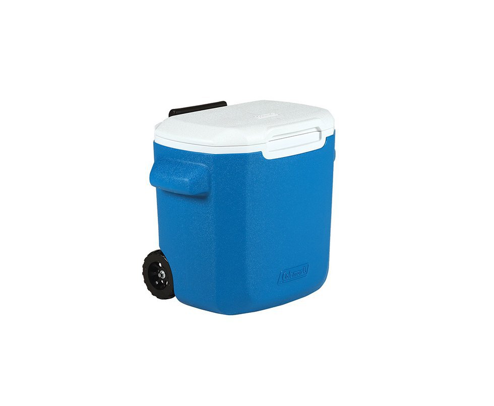 Caixa Térmica Com Rodas 16qt Azul - Coleman
