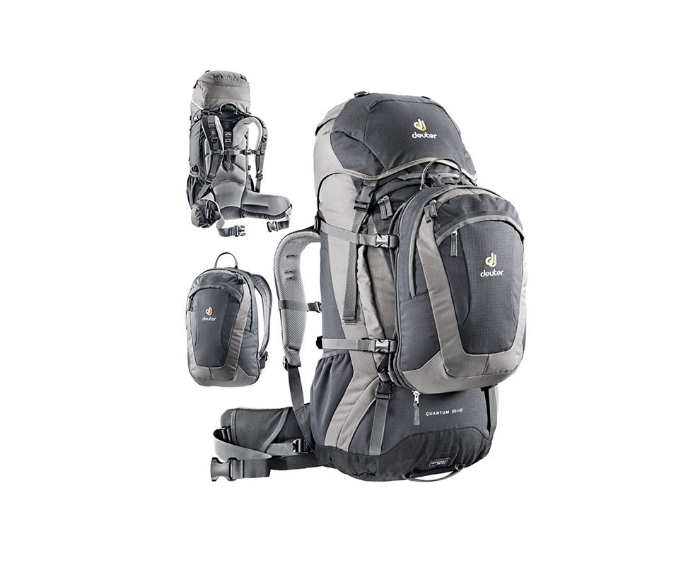 Mochila Quantum 70+10l - Preta - Deuter