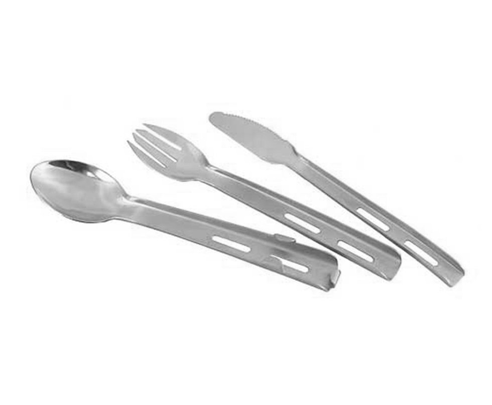 Kit Talheres Aço Inoxidavel Para Camping - Coleman