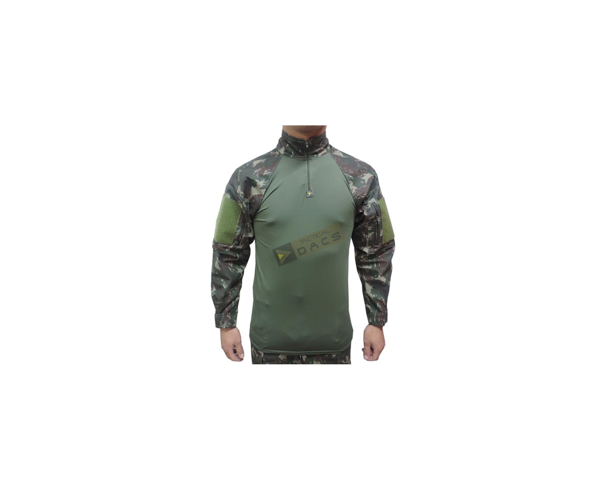Camisa Combat Shirt Hrt - Camuflado Eb - Dacs - P