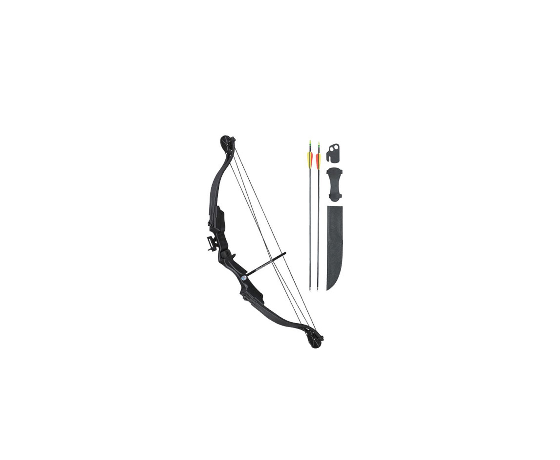 Arco Composto Mk-cb010b - 21-29 Libras - Black - Man Kung