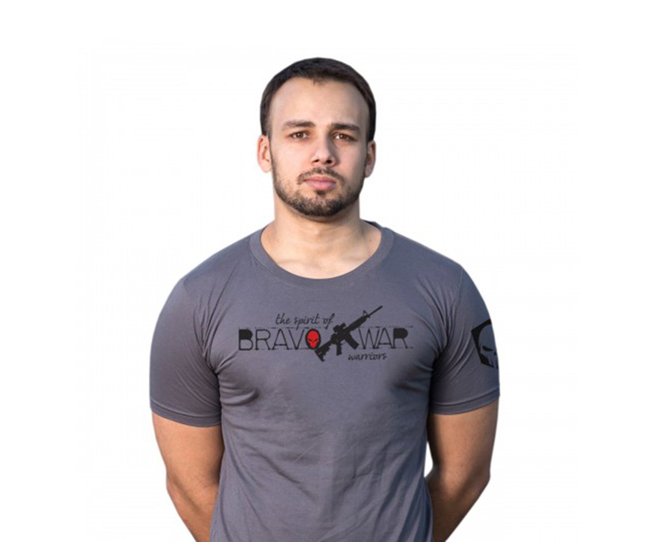 Camiseta Estampada Bravo Cinza - Bravo - P