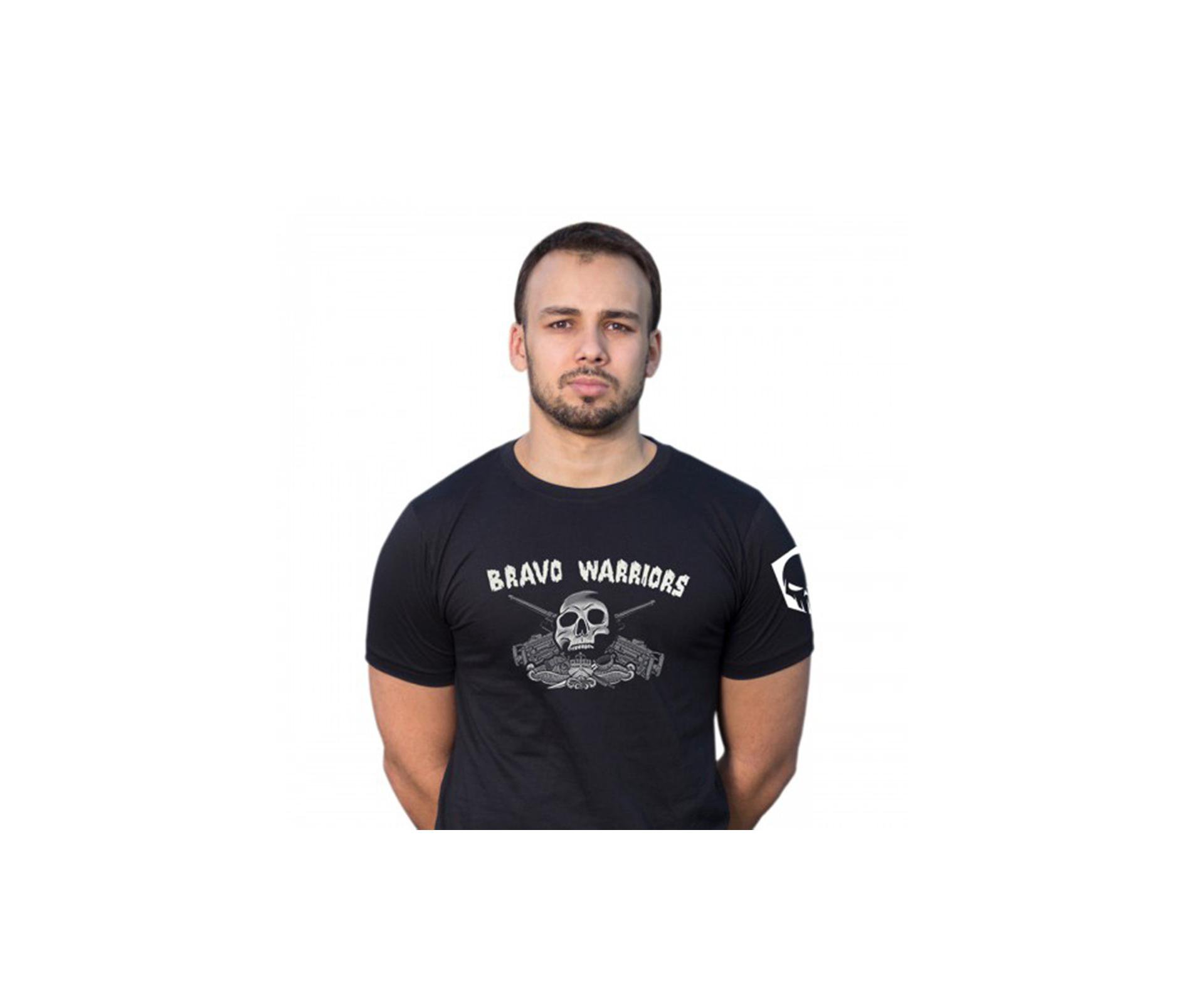 Camiseta Estampada Bravo Warriors Preta - Bravo - P