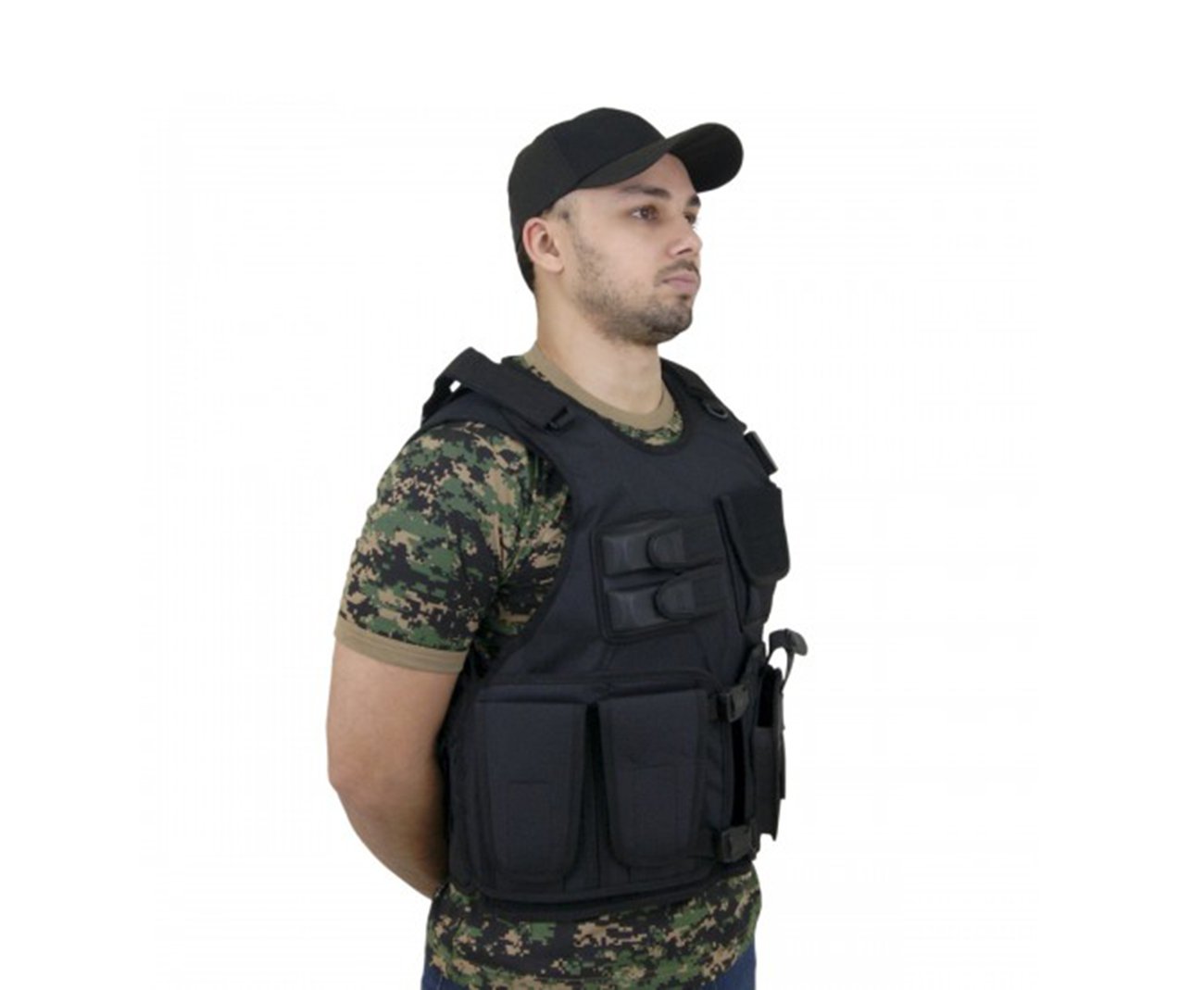 Colete Attack Com Coldre Preto - Bravo - P