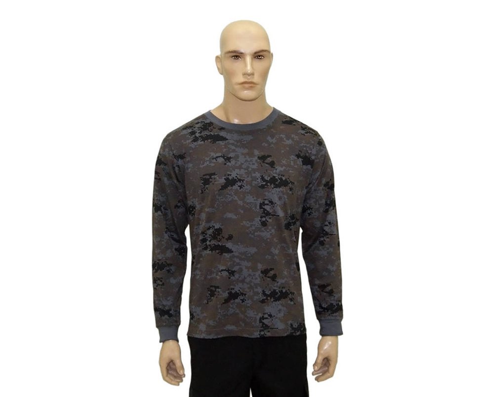 Camiseta Manga Longa Digital Petroleo - Bravo - P