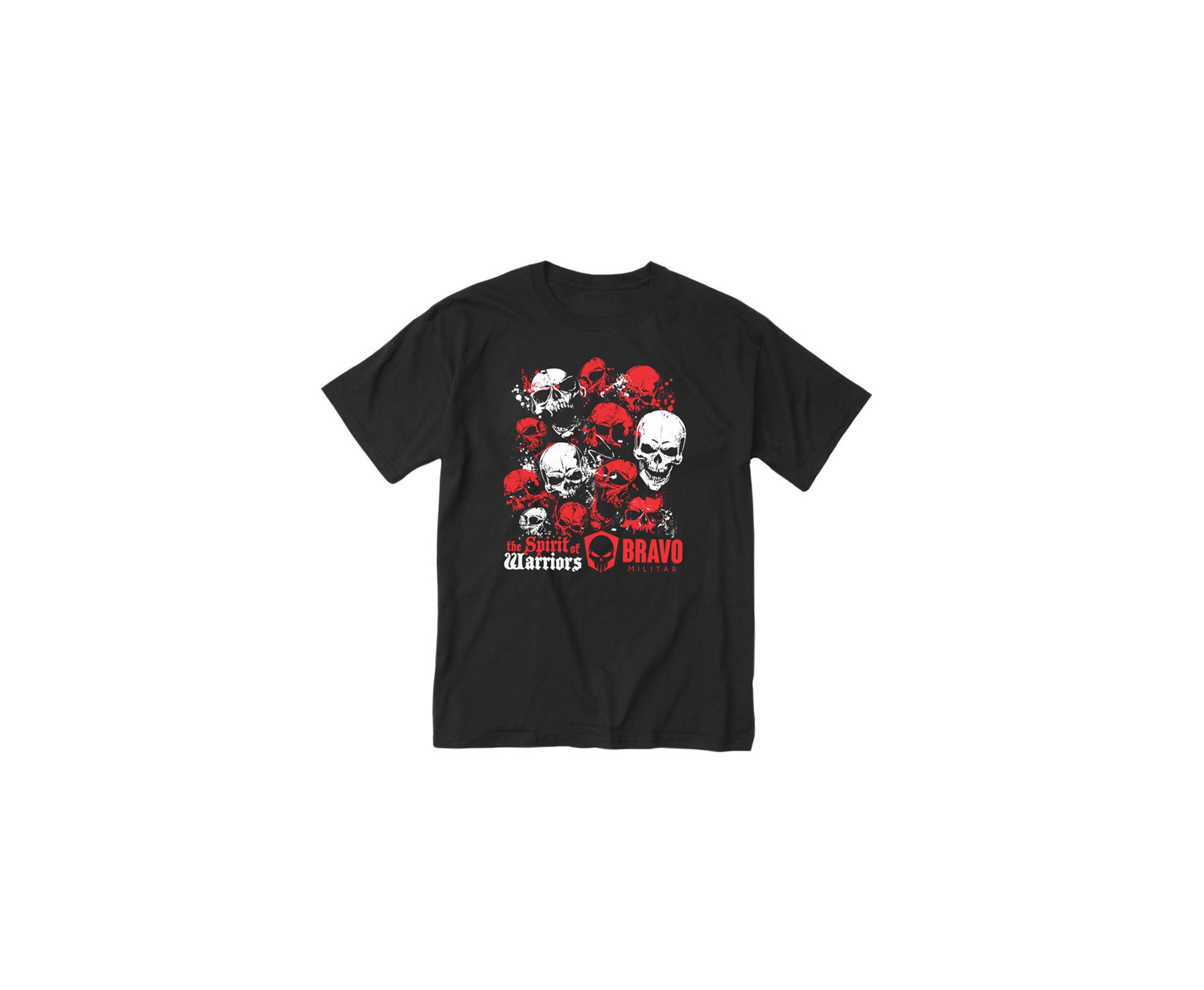 Camiseta Estampada Spirit Of Warriors Preta - Bravo - P