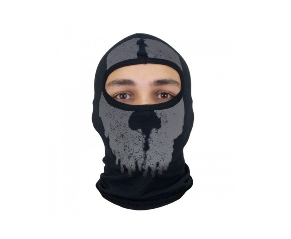 Balaclava Caveira Ghost Bravo Preta - Bravo