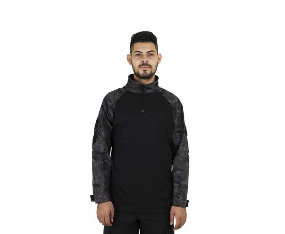 Camisa Combat Shirt Digital Petróleo - Bravo - M