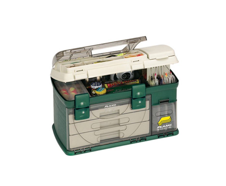 Caixa De Pesca Plano - Com 3 Gavetas (737-002 )- Plano