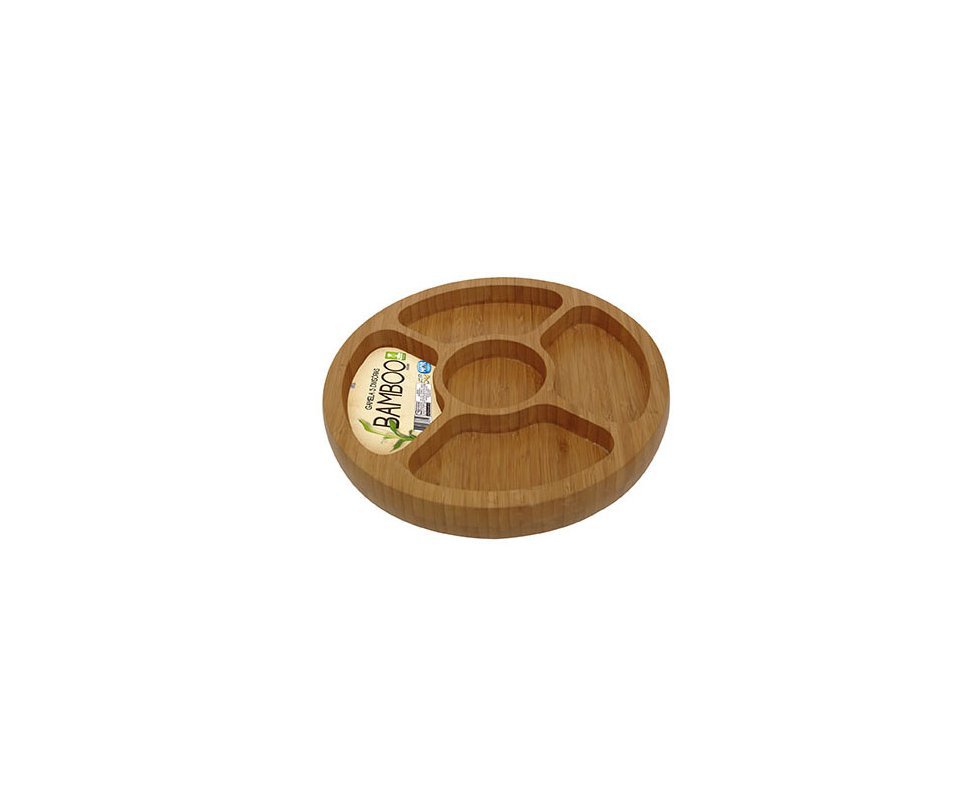 Gamela De Bamboo Com 5 Divisorias - Mor