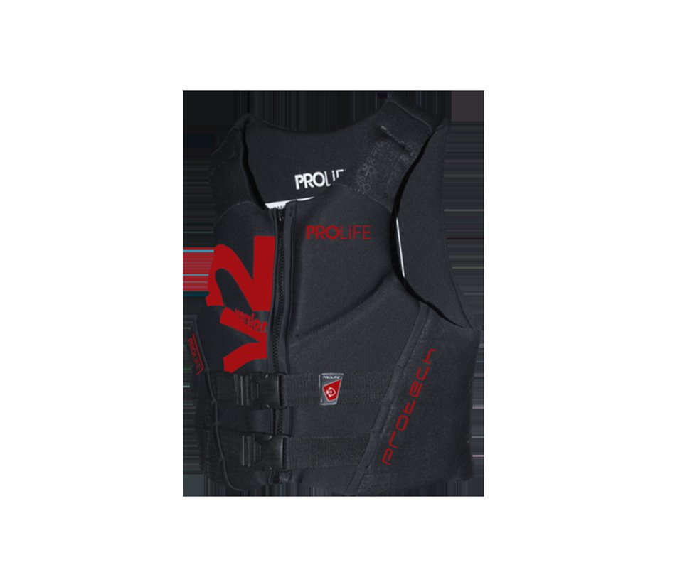 Colete Salva Vidas Neoprene New Protech Homologado Eg Vermelho - Prolife