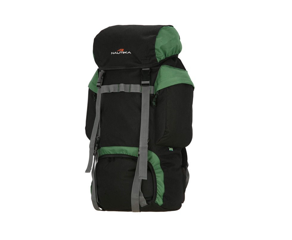 Mochila Intruder 45l Preto E Verde - Nautika