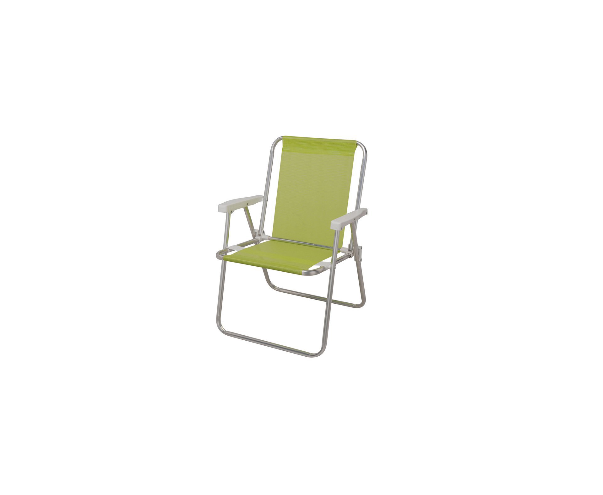 Cadeira De Praia Alta Alumínio Sannet Verde Maçã - Mor