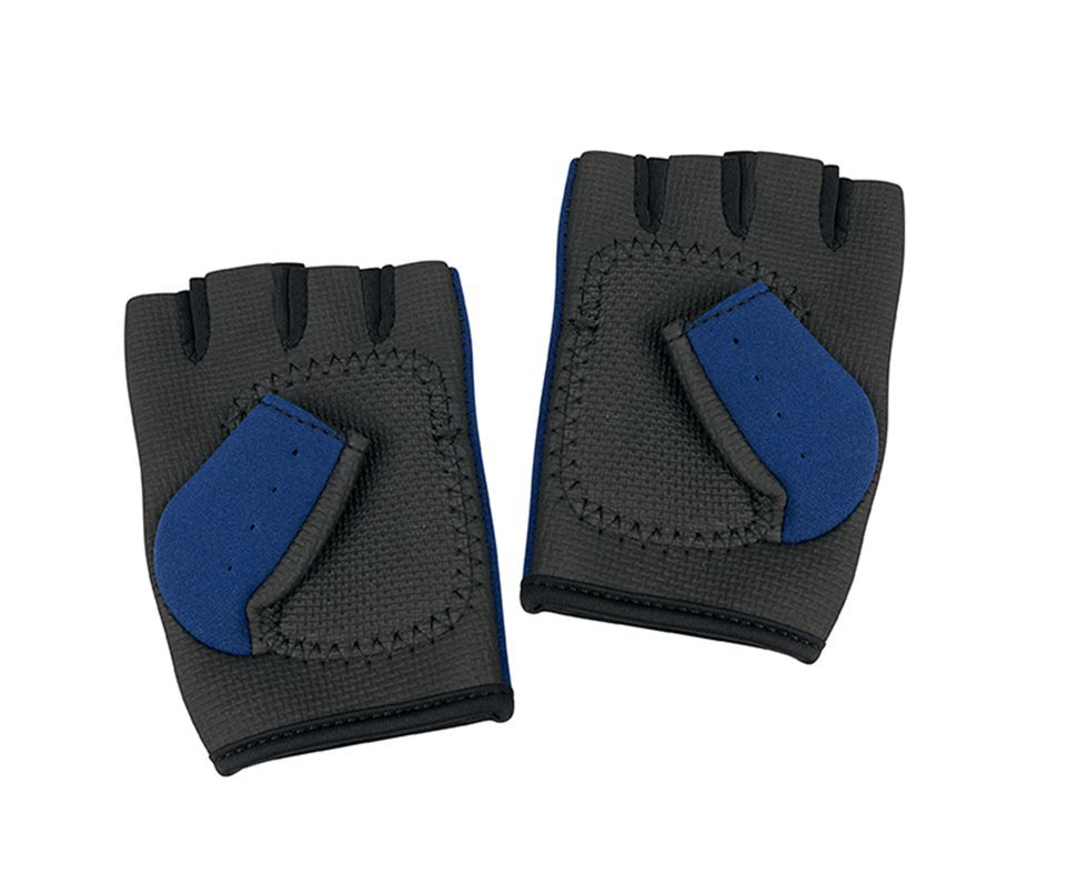 Luva Esportiva Azul E Preto M - Mor